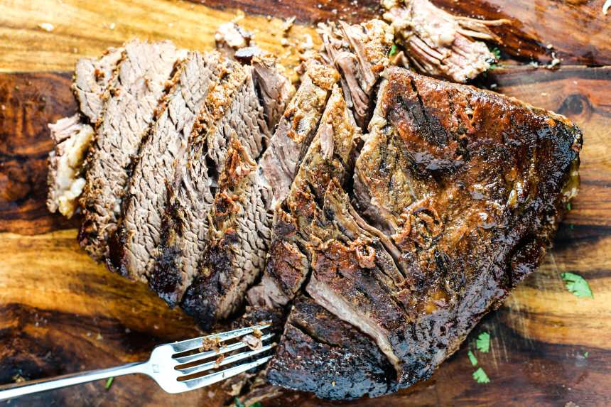 Smoky Barbecue Beef Brisket Crock Pot